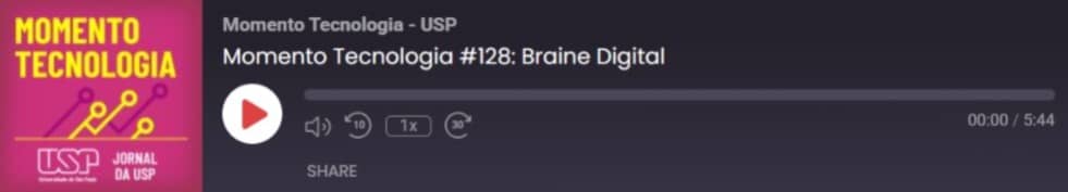 Braine no podcast Momento Tecnologia do Jornal da USP
